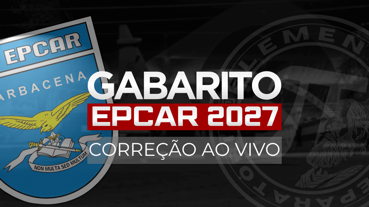Correção da Prova EPCAr 2027 ao Vivo: Cobertura do Gabarito do CPCAR