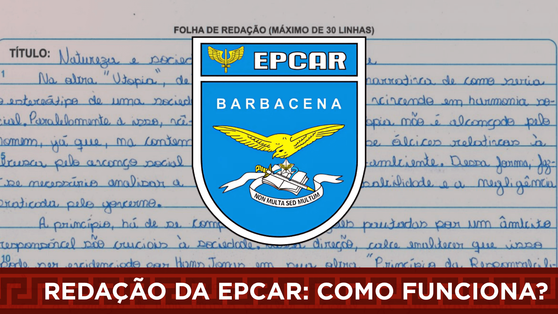 Redação da EPCAr: critérios, estrutura e como blindar sua nota
